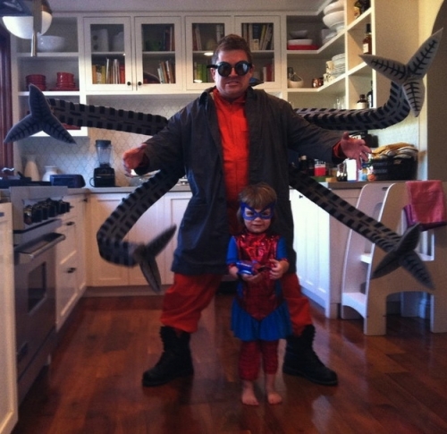 Patton Oswalt as Doctor Octopus Halloween costume